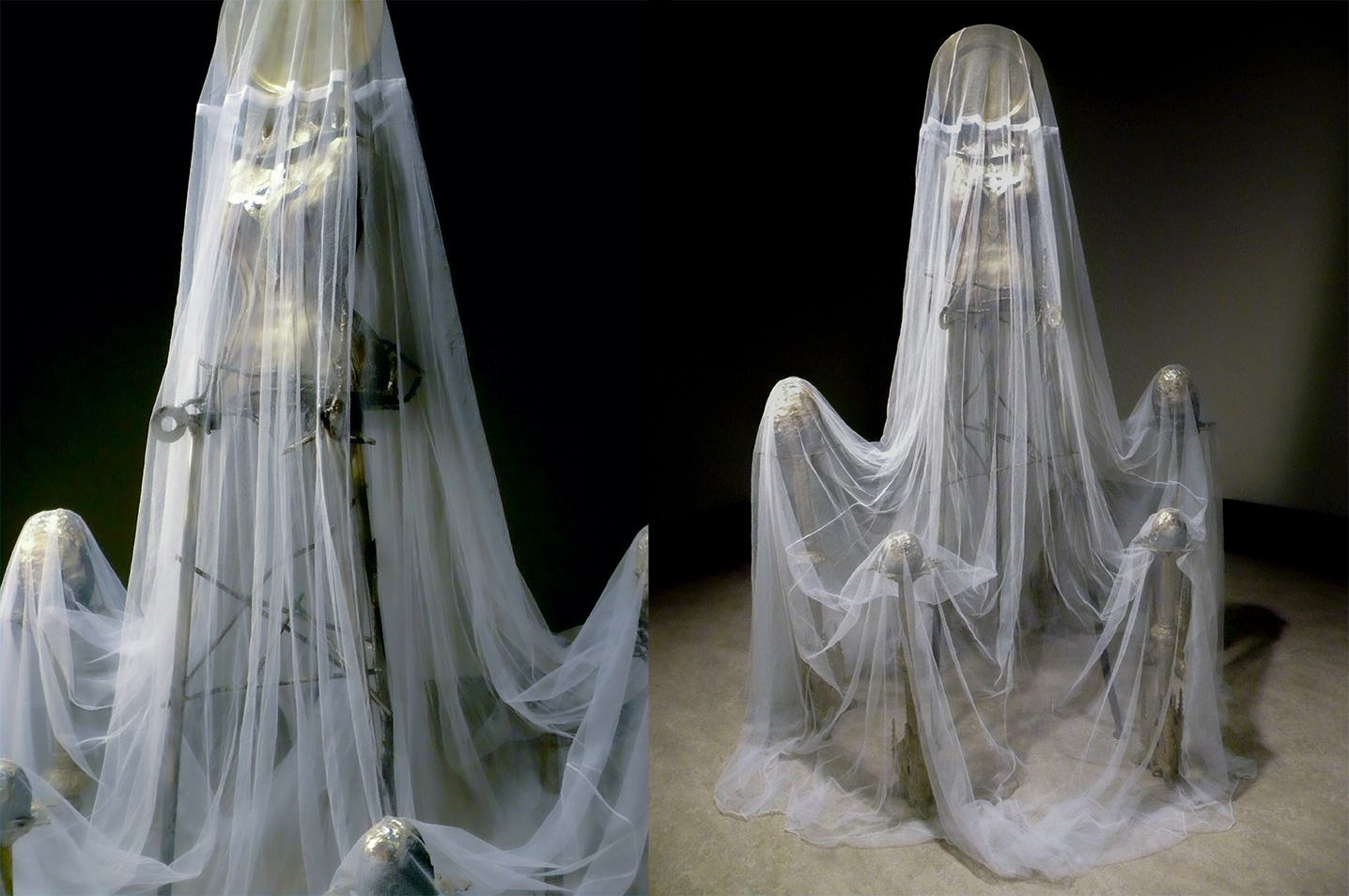 Goddess under a veil of mist …